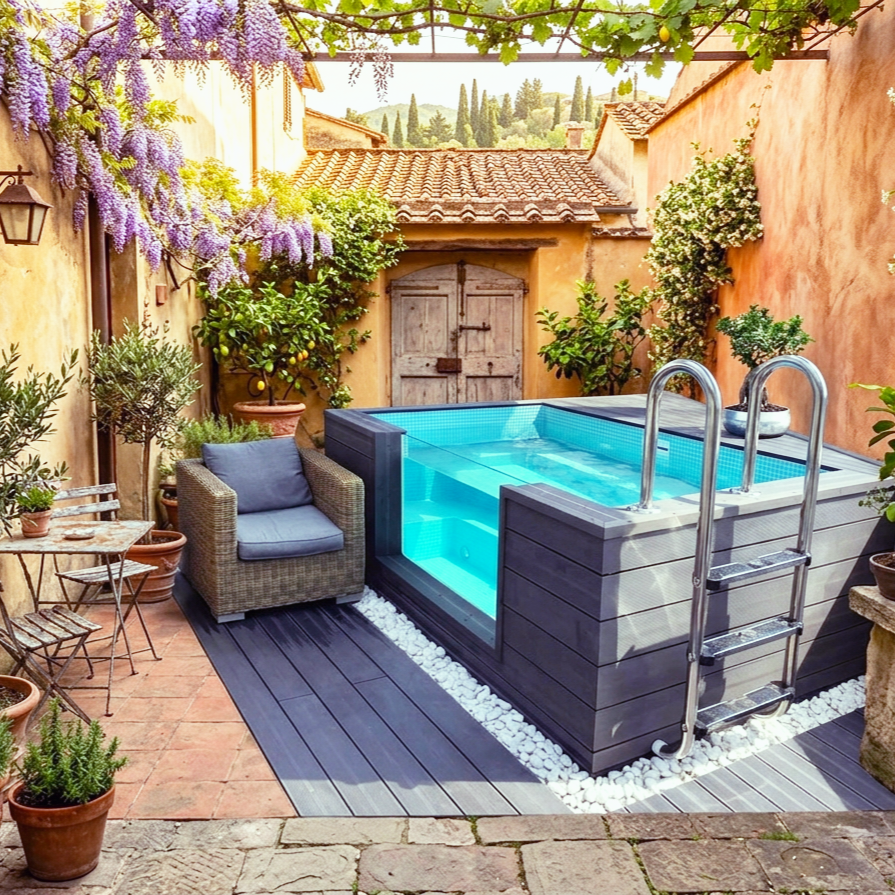 Glas Fiber Swimmingpool
